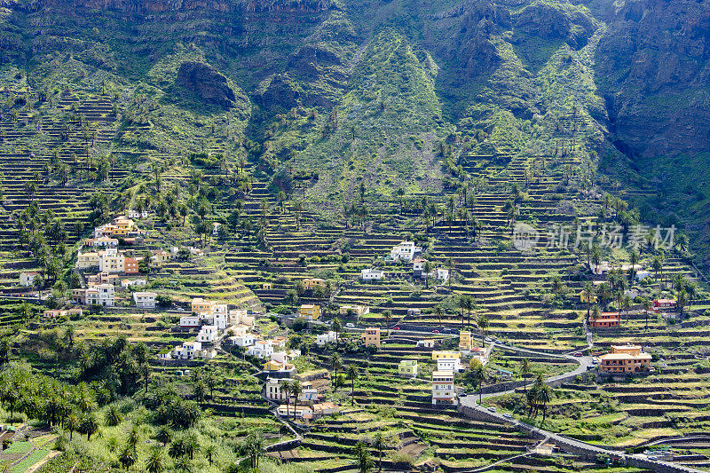 拉戈梅拉，加那利群岛(E)-Valle Gran Rey